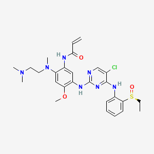 molecular formula C27H34ClN7O3S B12381225 Alk/egfr-IN-3 