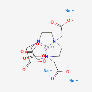 molecular formula C14H18N3Na3O10Zn B1238124 三钠锌DTPA CAS No. 11082-38-5