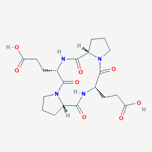 molecular formula C20H28N4O8 B12381242 Cyclopetide 1 