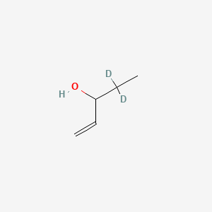 molecular formula C5H10O B12381253 Pent-1-en-3-ol-d2 