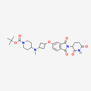 molecular formula C28H36N4O7 B12381272 E3 Ligase Ligand-linker Conjugate 62 