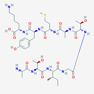 molecular formula C42H70N10O13S B12381274 Epstein-barr virus BRLF1 (134-142) 