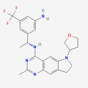 molecular formula C24H26F3N5O B12381306 Sos1/kras-IN-1 