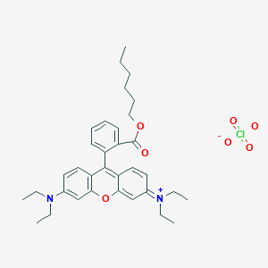 Rhodamine B hexyl ester (perchlorate)