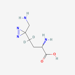 molecular formula C6H12N4O2 B12381347 Photo-lysine-d2 