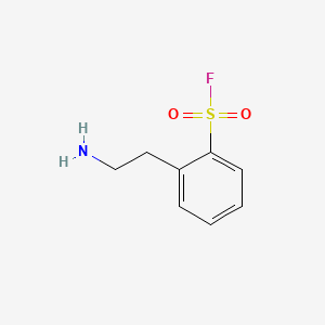 molecular formula C8H10FNO2S B1238135 2-(2-Aminoethyl)benzenesulfonyl fluoride 