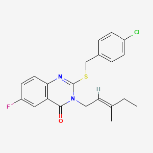 molecular formula C21H20ClFN2OS B12381351 Multi-kinase-IN-4 