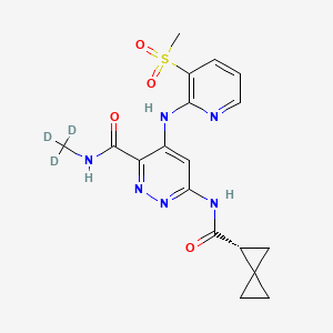 molecular formula C18H20N6O4S B12381395 Lomedeucitinib CAS No. 2328068-29-5