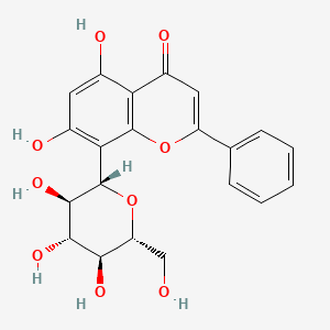 molecular formula C21H20O9 B12381401 chrysin 8-C-glucoside 