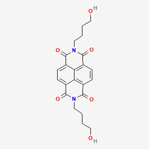 molecular formula C22H22N2O6 B12381415 2,7-bis(4-Hydroxybutyl)benzo[lmn][3,8]phenanthroline-1,3,6,8(2H,7H)-tetrone 