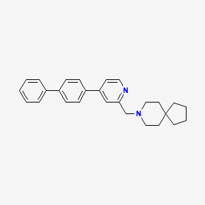 molecular formula C27H30N2 B12381423 MmpL3-IN-2 