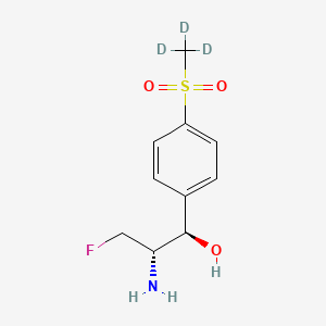 molecular formula C10H14FNO3S B12381449 Florfenicol-d3 Amine 