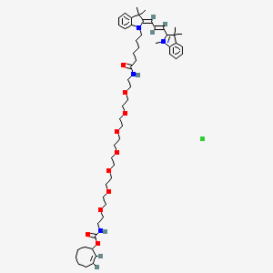 molecular formula C55H83ClN4O10 B12381472 Cy3-PEG7-TCO 