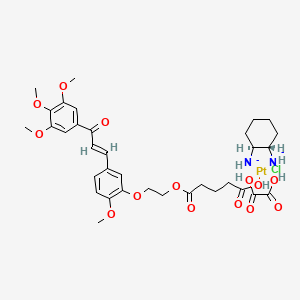 molecular formula C34H44ClN2O14Pt-2 B12381505 Multi-target Pt 