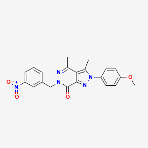 molecular formula C21H19N5O4 B12381533 Zikv-IN-8 