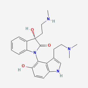 molecular formula C23H28N4O3 B12381542 Donasine 