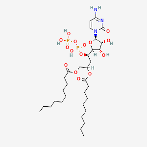 molecular formula C32H57N3O15P2 B1238155 Cdp-didecanoin CAS No. 64199-87-7