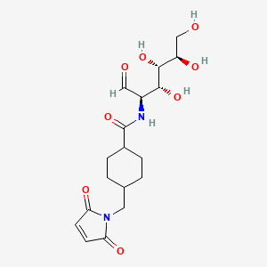 molecular formula C18H26N2O8 B12381553 Glucose-malemide 