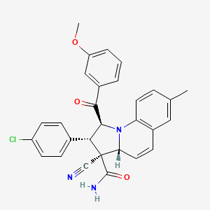 molecular formula C29H24ClN3O3 B12381558 HIV-1 inhibitor-63 