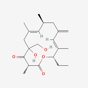 molecular formula C21H32O5 B1238157 Galbonolide B 