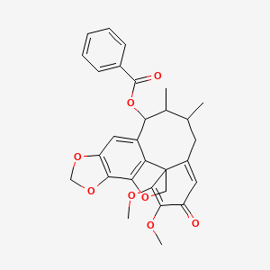 molecular formula C29H28O8 B12381636 Interiorin D 