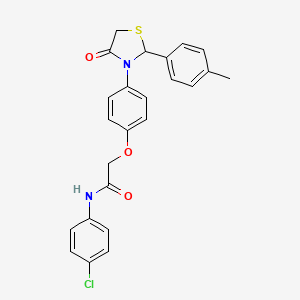 molecular formula C24H21ClN2O3S B12381652 Anti-inflammatory agent 52 