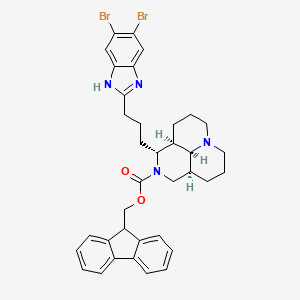 molecular formula C36H38Br2N4O2 B12381668 Topoi/parp-1-IN-1 