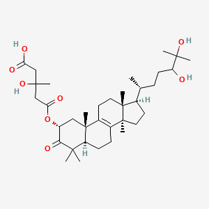 molecular formula C36H58O8 B1238167 Clavaric acid 