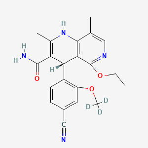 molecular formula C21H22N4O3 B12381673 Finerenone-d3 