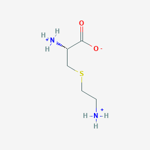 molecular formula C5H13N2O2S+ B1238168 Aminoethylcysteine 
