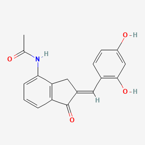 molecular formula C18H15NO4 B12381686 Tyrosinase-IN-25 