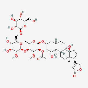 molecular formula C44H66O20 B12381690 Acetylthevetin A CAS No. 1356494-03-5