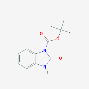 molecular formula C12H14N2O3 B123817 叔丁基 2-氧代-3H-苯并咪唑-1-甲酸酯 CAS No. 161468-45-7
