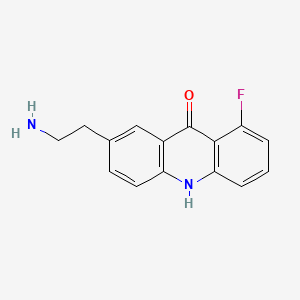 7-(2-aminoethyl)-1-fluoro-10H-acridin-9-one