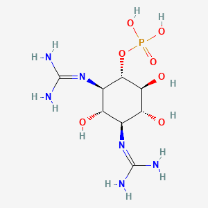molecular formula C8H19N6O7P B1238171 Streptidine 6-phosphate CAS No. 73679-08-0