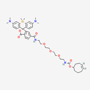 molecular formula C44H58N4O8Si B12381717 SiR-PEG3-TCO 