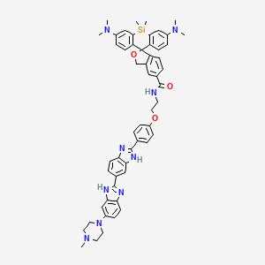 molecular formula C54H57N9O3Si B12381734 5-HMSiR-Hochest 