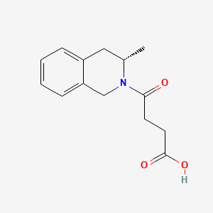 molecular formula C14H17NO3 B12381747 MIQ-N-succinate 