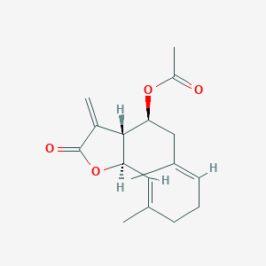 molecular formula C17H22O4 B1238175 郁金香醇内酯 CAS No. 24164-12-3