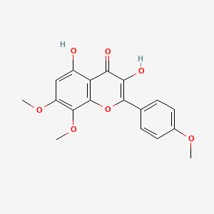 molecular formula C18H16O7 B1238177 坦布林 CAS No. 571-72-2