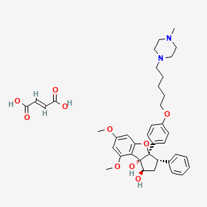 molecular formula C39H48N2O10 B12381781 Fli-1-IN-1 (fumarate) 