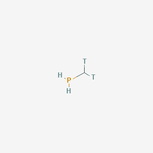 Ditritiomethylphosphane