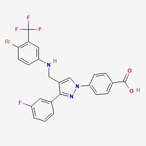 molecular formula C24H16BrF4N3O2 B12381815 Fasn-IN-6 