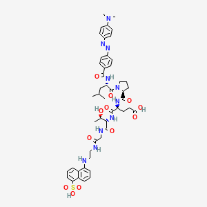 molecular formula C49H62N10O12S B12381849 Dabcyl-lpetg-edans 