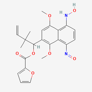 molecular formula C23H24N2O7 B12381855 Dimethyl Shikonin Oxime 5a 