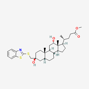 molecular formula C33H47NO4S2 B12381897 TDP1 Inhibitor-3 