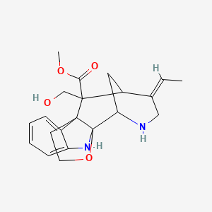 molecular formula C21H26N2O4 B1238192 Lonicerine 