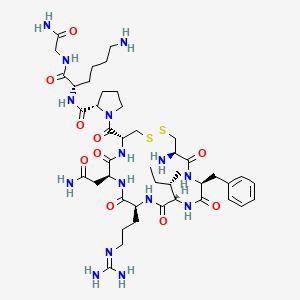 molecular formula C44H71N15O10S2 B12381924 Lys-Conopressin-G 