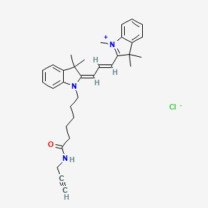 molecular formula C33H40ClN3O B12381940 Cy3 alkyne (chloride) 