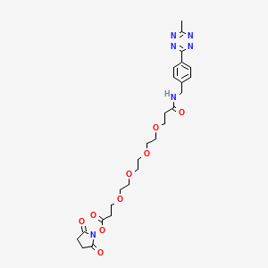 molecular formula C26H34N6O9 B12381966 Me-Tet-PEG4-NHS 